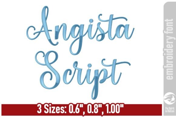 Angista Script Embroidery Font Review