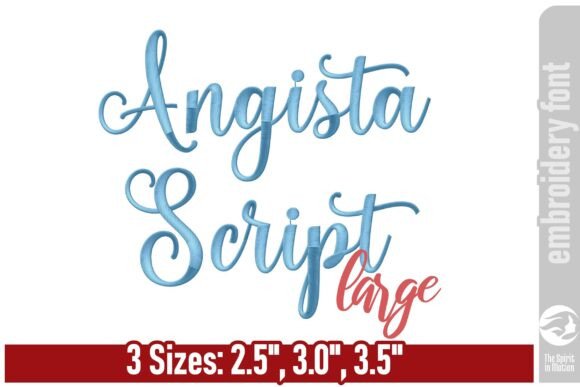 Angista Script Large: Holiday Embroidery Review
