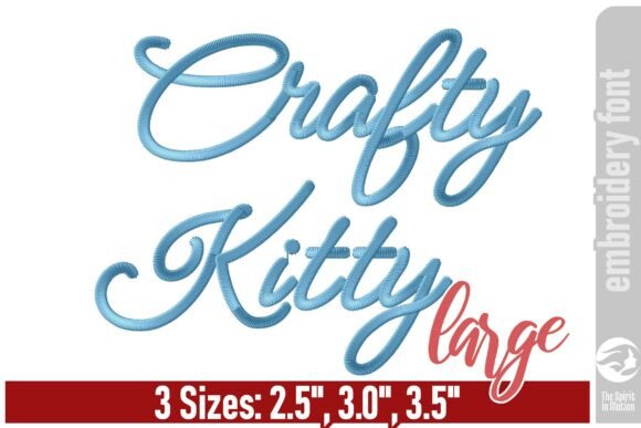 Crafty Kitty Embroidery Font - Large Review