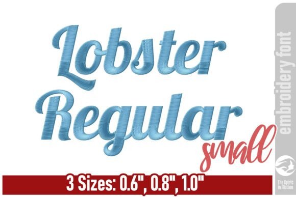 Lobster Regular Embroidery Font - Small Review