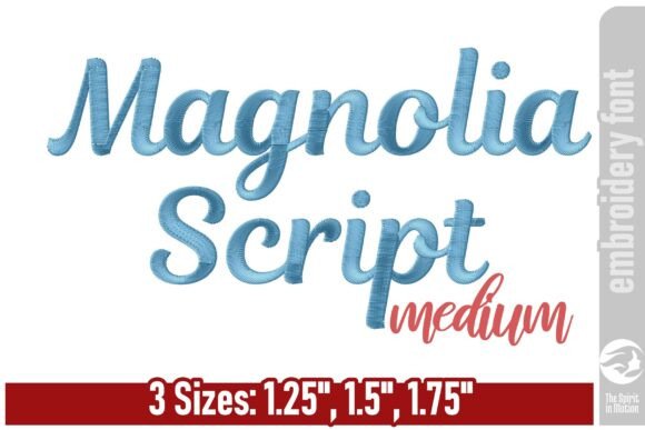 Magnolia Script Font: A Holiday Embroidery Review