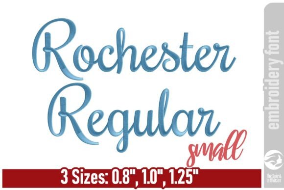 Rochester Embroidery Font - Small: A Boutique Review