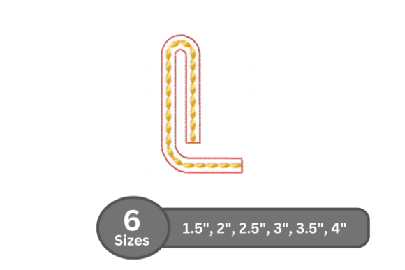 Rope Twist Alphabet -L: A Seasonal Monogram That Delivers