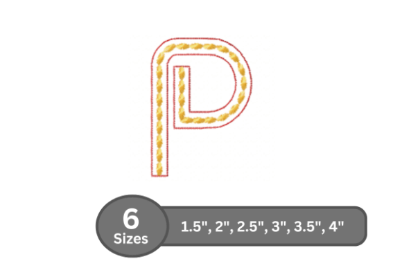 Rope Twist Alphabet -P