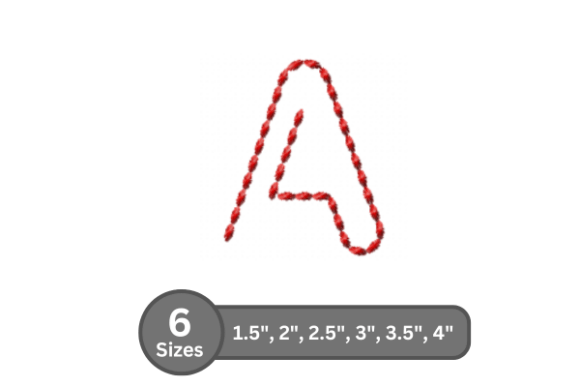Soft Cord Alphabet -a