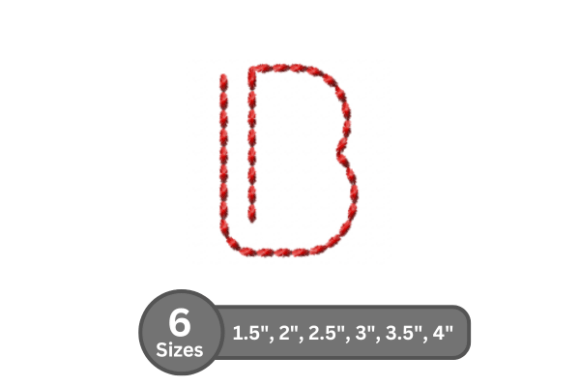 Soft Cord Alphabet -B: A Holiday Embroidery Review