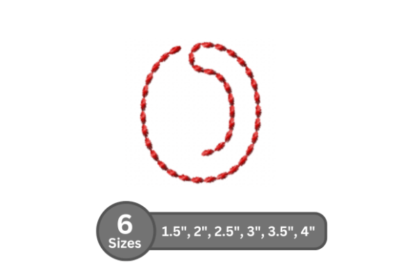 Soft Cord Alphabet -O: A Designer’s Stitch Test