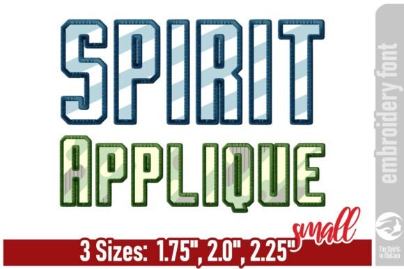Spirit Applique Font Review for Small Business
