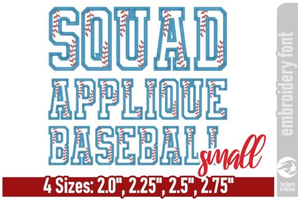 Squad Applique Baseball Font: Craft Fair Review