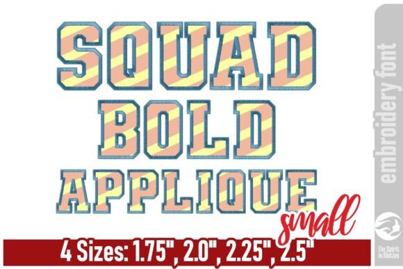 Squad Bold Applique Font: A Business Review